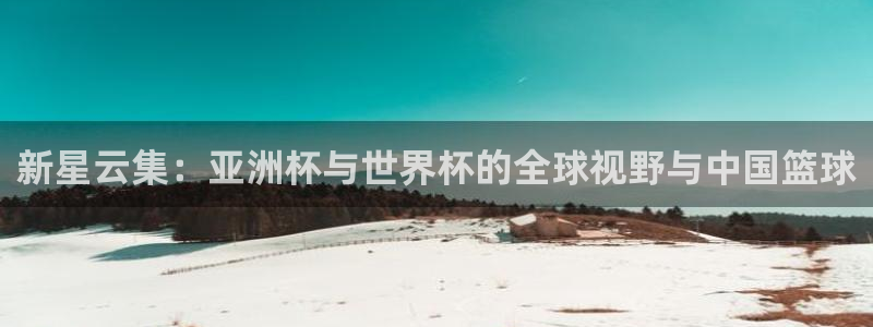 世界杯预选赛亚洲：新星云集：亚洲杯与世界杯的全球视野与中国篮球