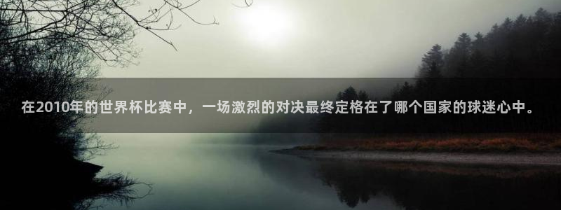 世界杯2026赛程时间表格：在2010年的世界杯比赛中，一场激烈的对决最终定格在了哪个国家的球迷心中。